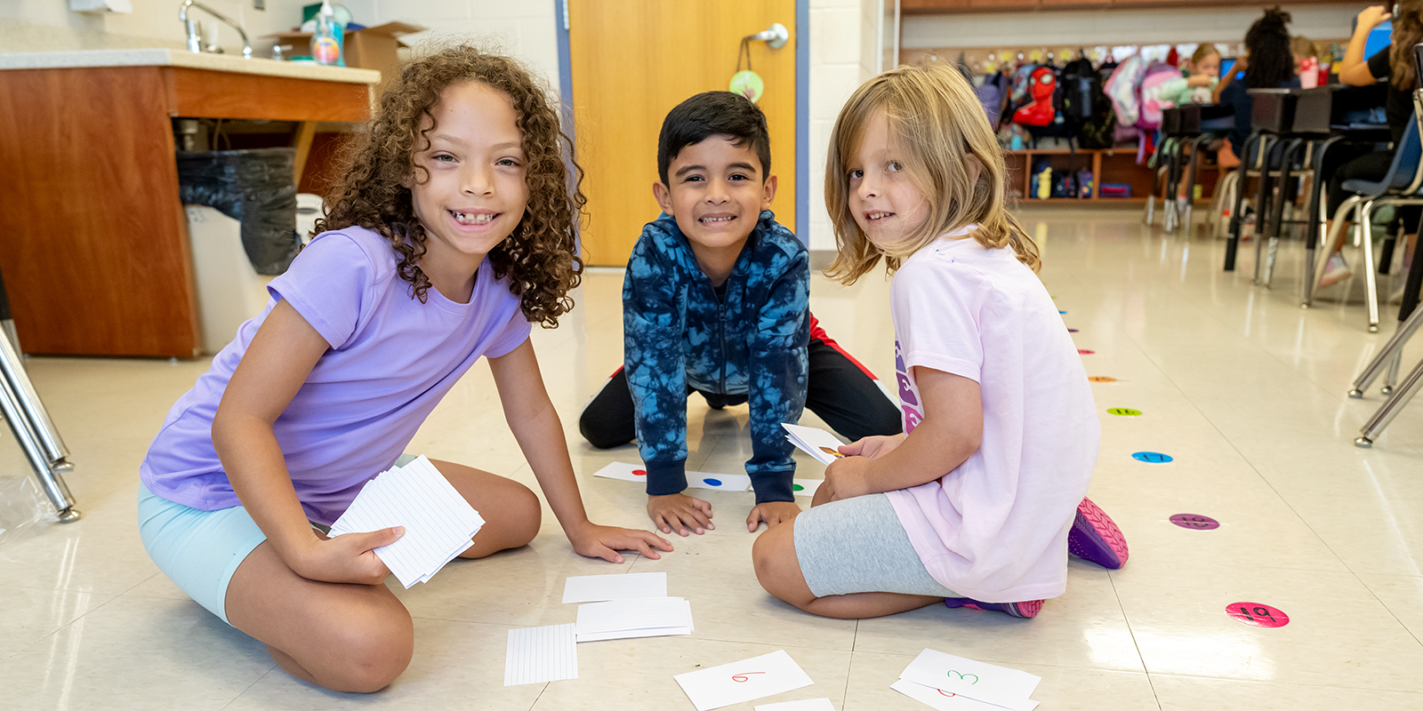 Students engaged in class