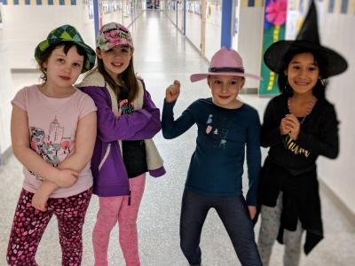 image of students wearing hats