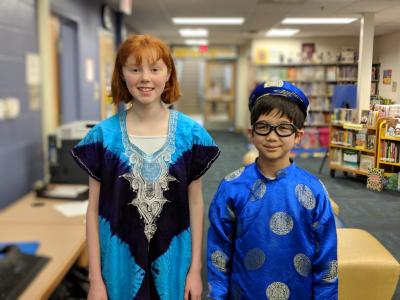 image of student dressing up for multicultural week